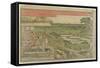 Perspective Print:Scene from Act 6 of the Fotry-Seven Ronin-Utagawa Toyokuni-Framed Stretched Canvas