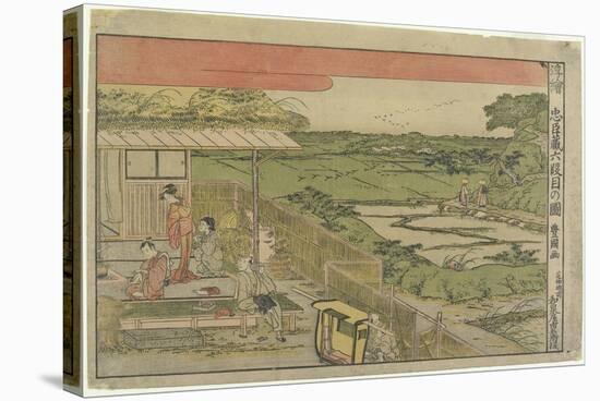 Perspective Print:Scene from Act 6 of the Fotry-Seven Ronin-Utagawa Toyokuni-Stretched Canvas