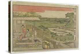 Perspective Print:Scene from Act 6 of the Fotry-Seven Ronin-Utagawa Toyokuni-Stretched Canvas