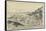 Perspective Print:Whale Catching at Kumano Sea-Shoreu, Late 18th Century-Utagawa Toyoharu-Framed Stretched Canvas