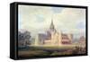 Perspective View of Fonthill Abbey from the South West, C.1799-J. M. W. Turner-Framed Stretched Canvas