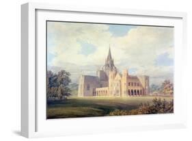 Perspective View of Fonthill Abbey from the South West, C.1799-J. M. W. Turner-Framed Giclee Print