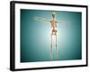 Perspective View of Human Skeletal System-null-Framed Art Print