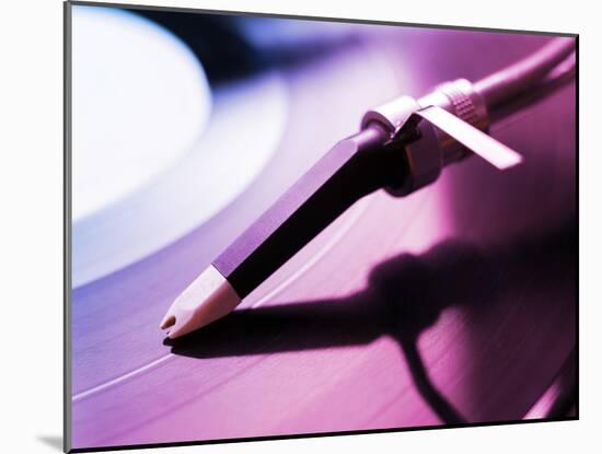 Perspective View of Spinning Old Fashioned Turntable-jaycriss-Mounted Photographic Print