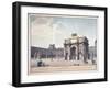 Perspective View of the Carrousel Triumphal Arch and the Tuileries Palace-Thierry Neveu-Framed Giclee Print