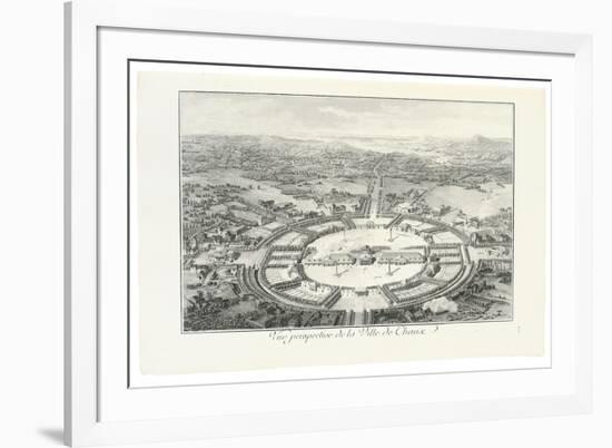 Perspective View of the City of Chaux, 1804-Claude Nicolas Ledoux-Framed Giclee Print