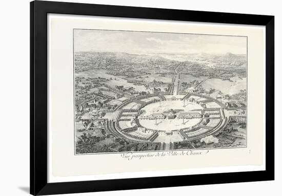 Perspective View of the City of Chaux, 1804-Claude Nicolas Ledoux-Framed Premium Giclee Print