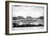 Perspective View of the Garden Facade of the Chateau of Vaux-Le-Vicomte-Israel, The Younger Silvestre-Framed Giclee Print
