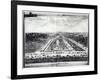 Perspective View of the Garden of Vaux-Le-Vicomte-Israel, The Younger Silvestre-Framed Giclee Print