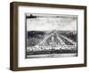 Perspective View of the Garden of Vaux-Le-Vicomte-Israel, The Younger Silvestre-Framed Giclee Print