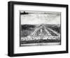 Perspective View of the Garden of Vaux-Le-Vicomte-Israel, The Younger Silvestre-Framed Giclee Print