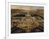 Perspective View of the Gardens and Chateau of Versailles Seen from the Paris Avenue, 1668-Pierre Patel-Framed Giclee Print