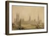 Perspective View of the New Houses of Parliament, C.1840S-Sir Charles Barry-Framed Giclee Print