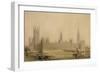 Perspective View of the New Houses of Parliament, C.1840S-Sir Charles Barry-Framed Giclee Print