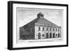 Perspective View of Whitefield's Tabernacle, Moorfields, London, 1772-J Lodge-Framed Giclee Print