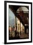 Perspective with Portico-Canaletto-Framed Art Print