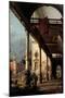 Perspective with Portico-Canaletto-Mounted Art Print