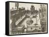 Perspectives d'architecture-Hans Vredeman Vries-Framed Stretched Canvas