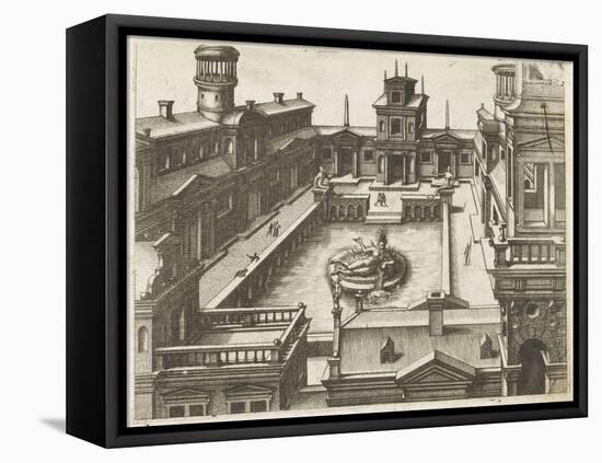 Perspectives d'architecture-Hans Vredeman Vries-Framed Stretched Canvas