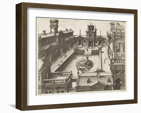 Perspectives d'architecture-Hans Vredeman Vries-Framed Giclee Print