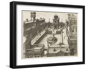 Perspectives d'architecture-Hans Vredeman Vries-Framed Giclee Print