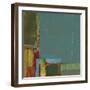 Perspectives in Color Teal-Terri Burris-Framed Art Print