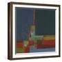 Perspectives in Color Turquoise-Terri Burris-Framed Art Print