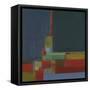 Perspectives in Color Turquoise-Terri Burris-Framed Stretched Canvas