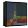 Perspectives in Color Turquoise-Terri Burris-Framed Stretched Canvas