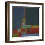 Perspectives in Color Turquoise-Terri Burris-Framed Art Print