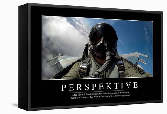 Perspektive: Motivationsposter Mit Inspirierendem Zitat-null-Framed Stretched Canvas