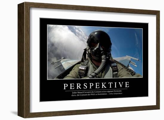 Perspektive: Motivationsposter Mit Inspirierendem Zitat-null-Framed Photographic Print