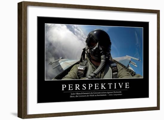 Perspektive: Motivationsposter Mit Inspirierendem Zitat-null-Framed Photographic Print