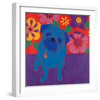 Perspicacious Pug-Angela Bond-Framed Art Print