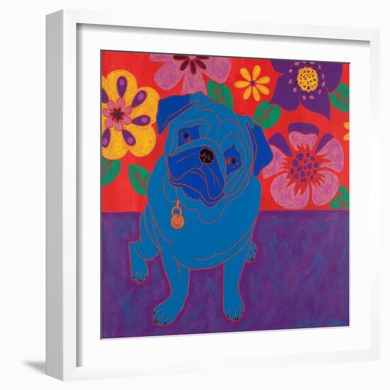 Perspicacious Pug-Angela Bond-Framed Art Print