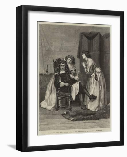 Persuading Papa-John Pettie-Framed Giclee Print