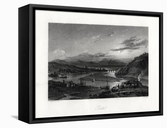 Perth, Australia, 19th Century-John Cousen-Framed Stretched Canvas