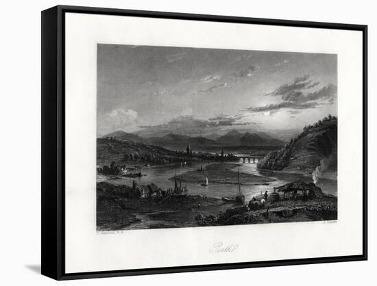 Perth, Australia, 19th Century-John Cousen-Framed Stretched Canvas
