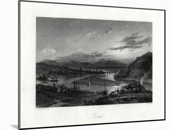 Perth, Australia, 19th Century-John Cousen-Mounted Giclee Print