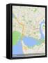 Perth, Australia Map-null-Framed Stretched Canvas