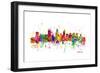 Perth Australia Skyline-Michael Tompsett-Framed Art Print