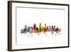 Perth Australia Skyline-Michael Tompsett-Framed Art Print