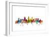 Perth Australia Skyline-Michael Tompsett-Framed Premium Giclee Print