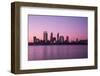 Perth City Skyline at Night-kjekol-Framed Photographic Print