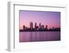 Perth City Skyline at Night-kjekol-Framed Photographic Print