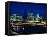 Perth City Skyline, Western Australia, Australia, Pacific-Alain Evrard-Framed Stretched Canvas