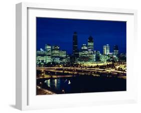 Perth City Skyline, Western Australia, Australia, Pacific-Alain Evrard-Framed Photographic Print