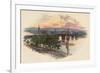 'Perth, from Bridge End', 1907, (c1890)-Charles Wilkinson-Framed Giclee Print