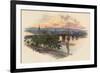 'Perth, from Bridge End', 1907, (c1890)-Charles Wilkinson-Framed Giclee Print