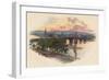 'Perth, from Bridge End', 1907, (c1890)-Charles Wilkinson-Framed Giclee Print